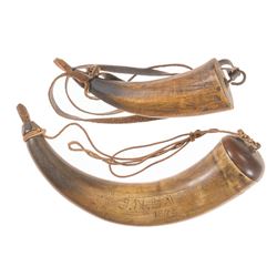 Two Powder Horns