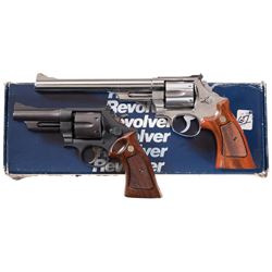 Two Smith & Wesson Double Action Revolvers -A) S&W Model 629-1 Revolver with Box