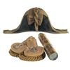 Image 1 : Naval Bicorn Hat, Epaulettes and Telescope