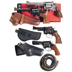 Four Sporting Revolvers -A) Ruger Security Six Double Action Revolver with Box