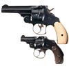 Image 1 : Two Smith & Wesson Double Action Revolvers -A) S&W .44 Double Action First Model Revolver