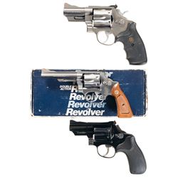 Three Smith & Wesson Double Action Revolvers -A) S&W Model 629-1 Revolver with Case