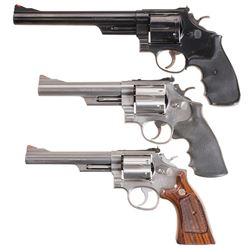 Three Smith & Wesson Double Action Revolvers -A) S&W Model 29-2 Revolver