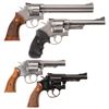 Image 2 : Four Smith & Wesson Double Action Revolvers -A) S&W Model 686-1 Revolver