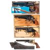 Image 1 : Four Single Action Revolvers -A) Dual Cylinder Pietta 1858 Remington Revolver with Box and Loading T