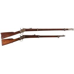 Two Rolling Block Military Rifles -A) U.S. Springfield Armory Model 1871 Rifle