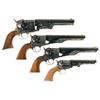 Image 2 : Four Cased Replica Arms Percussion Revolvers -A) Replica Arms Third Model Dragoon Revolver