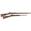Image 1 : Two Springfield Armory Trapdoor Long Guns -A) Springfield Model 1879 Rifle