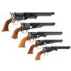 Image 2 : Five Reproduction Percussion Revolvers -A) Uberti Walker Revolver