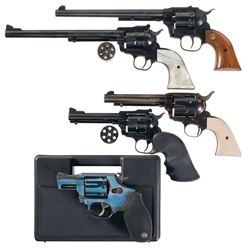 Five Revolvers -A) High Standard Double Nine Double Action Revolver