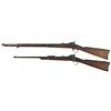Image 2 : Two Springfield Trapdoor Long Guns -A) Springfield Model 1888 "Dummy" Rifle with Ramrod Bayonet