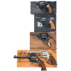 Five Revolvers -A) Charter Arms Police Undercover Double Action Revolver with Box