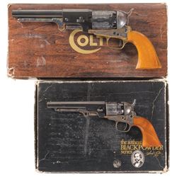 Two Colt Black Powder Series Percussion Revolvers with Boxes -A) Colt Third Model Dragoon Revolver