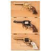 Image 1 : Three Cased Commemorative Colt Frontier Scout Single Action Revolvers -A) Colt 1854-1964 General Hoo