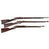 Image 1 : Three Rifles -A) Remington Rolling Block Rifle