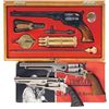 Image 1 : Three Single Action Percussion Revolvers -A) F. LLI Pietta 1836 Texas Paterson Revolver with Case