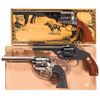 Image 1 : Three Single Action Revolvers -A) Cimarron Firearms Mfg. Open Top Army Revolver with Box