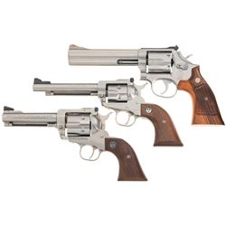 Three Sporting Revolvers -A) Smith & Wesson Model 686 Double Action Revolver