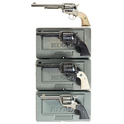 Four Ruger Vaquero Single Action Revolvers -A) Ruger Vaquero Revolver