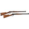 Image 1 : Two Winchester Model 94 Lever Action Carbines -A) Winchester Model 94 Carbine