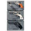 Image 1 : Three Ruger Single Action Revolvers with Cases -A) Ruger New Model Single Six Revolver
