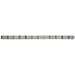 Attractive Silver and Turquoise Decorated Concho Belt