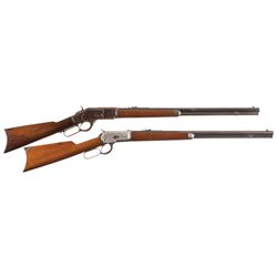 Collector's Lot of Two Winchester Lever Action Rifles -A) Winchester Model 1873 Rifle