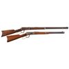 Image 1 : Collector's Lot of Two Winchester Lever Action Long Guns -A) Winchester Model 1894 Rifle