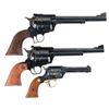 Image 2 : Three Ruger Single Action Revolvers with Cases -A) Ruger Super Blackhawk Revolver