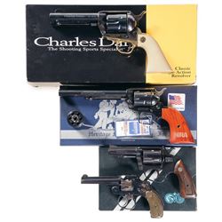 Four Revolvers -A) Charles Daly Model 1873 NRA Edition Single Action Revolver with Box