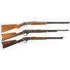 Image 1 : Three Lever Action Sporting Rifles -A) Marlin Model 39A Rifle