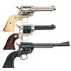 Image 2 : Three Colt Frontier Scout Single Action Revolvers -A) Colt Frontier Scout Revolver with Case