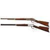 Image 2 : Two Winchester Lever Action Rifles -A) Winchester Third Model 1873 Rifle