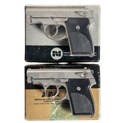 Two Semi-Automatic Pistols with Boxes -A) Norton Arms Model TP70 Pistol