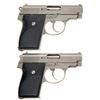 Image 2 : Two Semi-Automatic Pistols with Boxes -A) Norton Arms Model TP70 Pistol