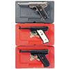 Image 1 : Three Ruger Semi-Automatic Pistols with Cases -A) Ruger Mark III Pistol