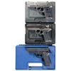 Image 1 : Three Semi-Automatic Pistols with Cases -A) Ruger Model P90 Pistol