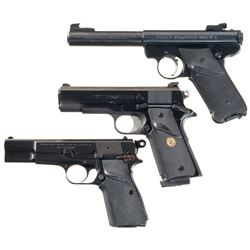 Three Semi-Automatic Sporting Pistols -A) Ruger Mark I Pistol