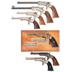 Collector's Lot of Seven Stevens Single Shot Tip-Up Pistols -A) Stevens Diamond Number 43 First Issu