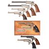 Image 1 : Collector's Lot of Seven Stevens Single Shot Tip-Up Pistols -A) Stevens Diamond Number 43 First Issu