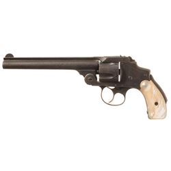 Very Rare U.S. Army Contract Third Model Smith & Wesson .38 Safety Hammerless Revolver with Pearl Gr