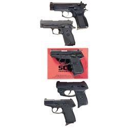 Five Semi-Automatic Pistols -A) Tanfoglio TA 90 Pistol with Holster