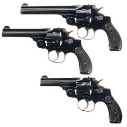Three Smith & Wesson .38 Perfected Double Action Revolvers -A) S&W .38 Perfected Revolver