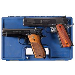 Two Smith & Wesson Semi-Automatic Pistols -A) S&W Model 1911PD Pistol with Case