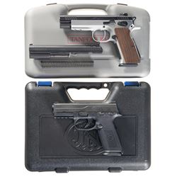 Two Semi-Automatic Sporting Pistols with Cases -A) Tanfoglio Witness Match Pistol