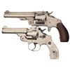 Image 1 : Two Smith & Wesson Revolvers -A) S&W First Model .38 Single Action Revolver