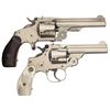 Image 2 : Two Smith & Wesson Revolvers -A) S&W First Model .38 Single Action Revolver