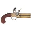 Image 1 : Wheeler of London Tap Action Double Barrel Flintlock Pistol
