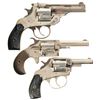 Image 2 : Three Revolvers -A) Thames Arms Co. .38 Top Break Double Action Revolver