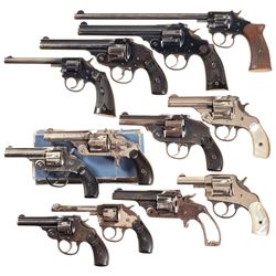 Twelve Revolvers -A) Harrington & Richardson Hunter Model Double Action Revolver